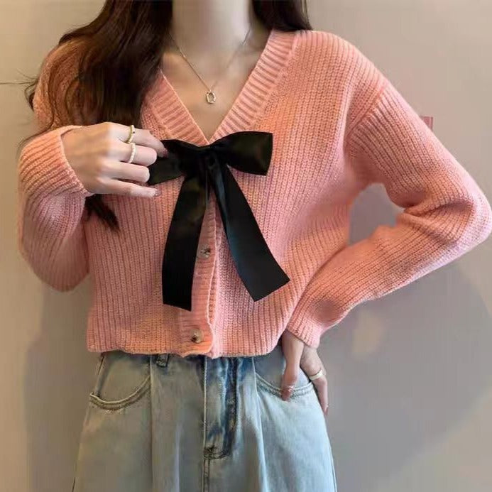 A00003 Isabella Ribbon Long Sleeve Top