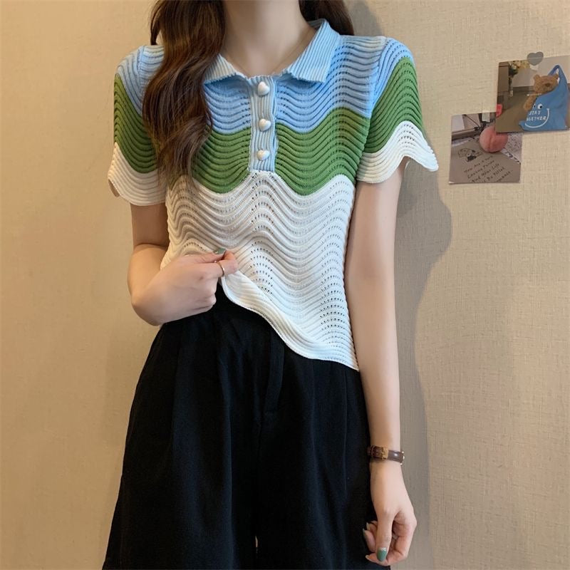 A00140 Fiona Short Sleeve Top