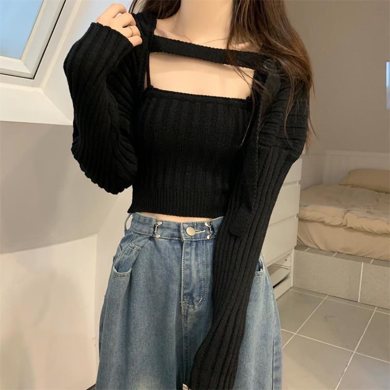 A00183 2pcs Cardigan Top