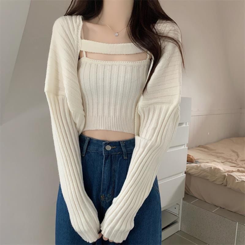 A00183 2pcs Cardigan Top